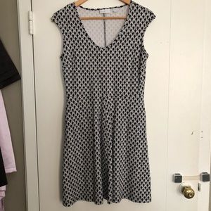 Black and White cotton dress